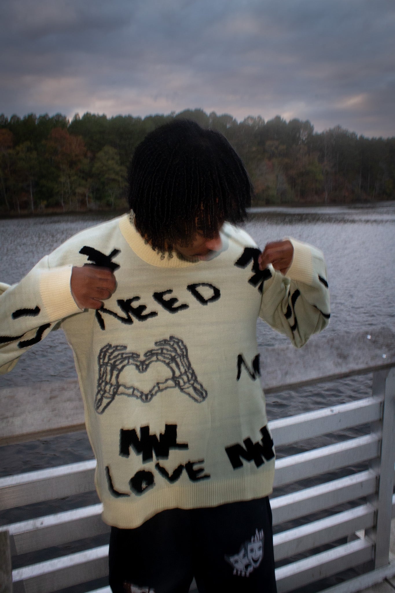NNL all over design sweater